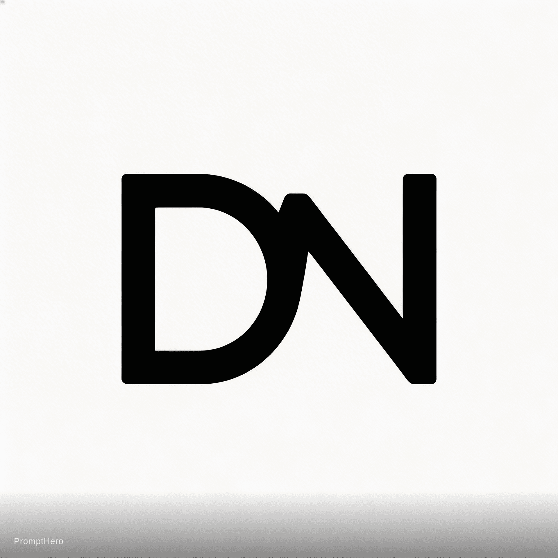 AI generated: A DN designed logo