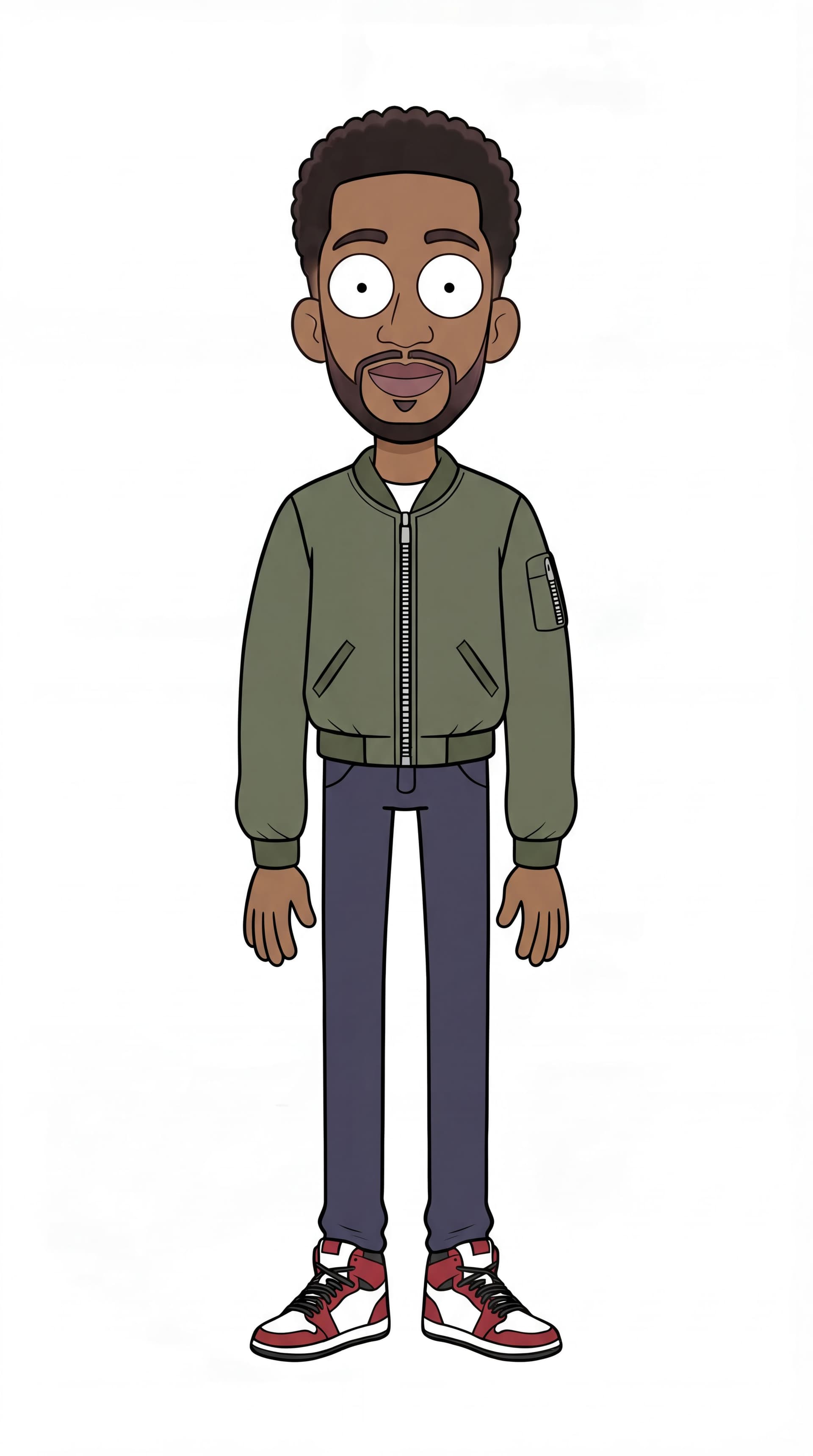 AI generated: can you make my head more narrower.