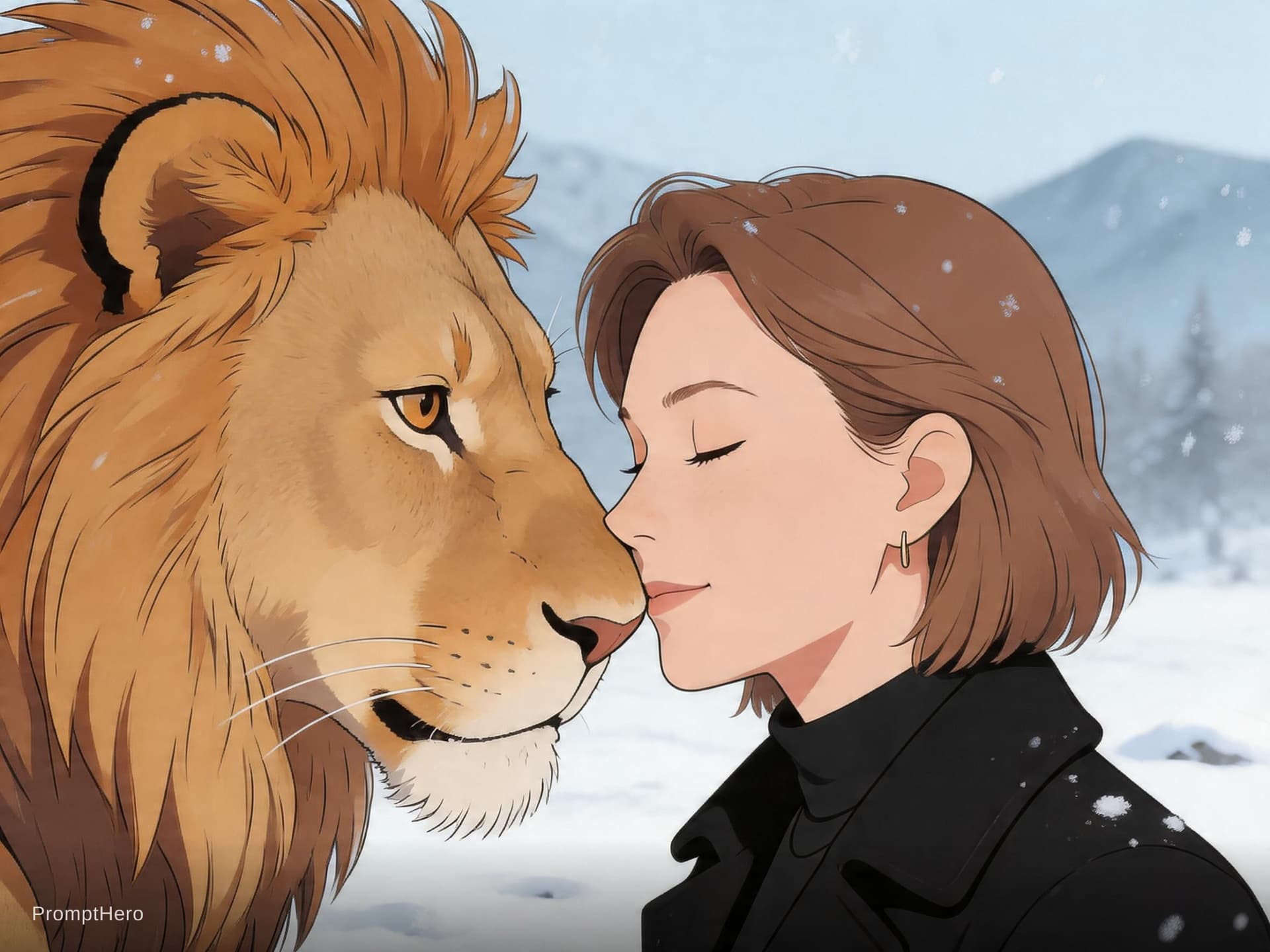 AI generated: Create a realistic and emotional scene showing Transform the uploaded photo into a vibrant AI webtoo...