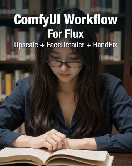 zyd232's Workflow for Flux - ControlNet Upscale + Expression Editor + Face Detailer + Hand Fix