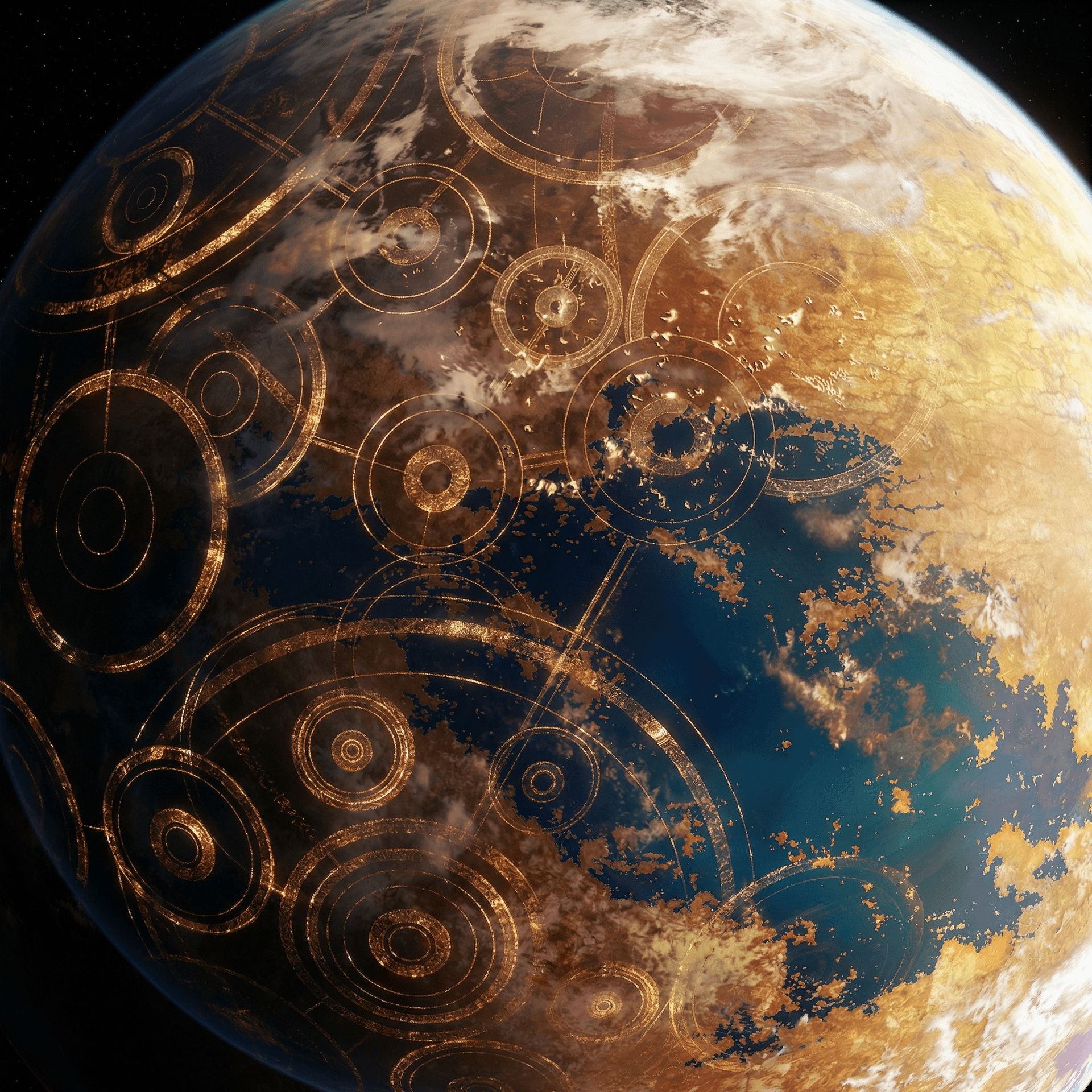 AI generated: Blend and tune the reference images and create other angles of view of Planet Artta


 Real-time ren...