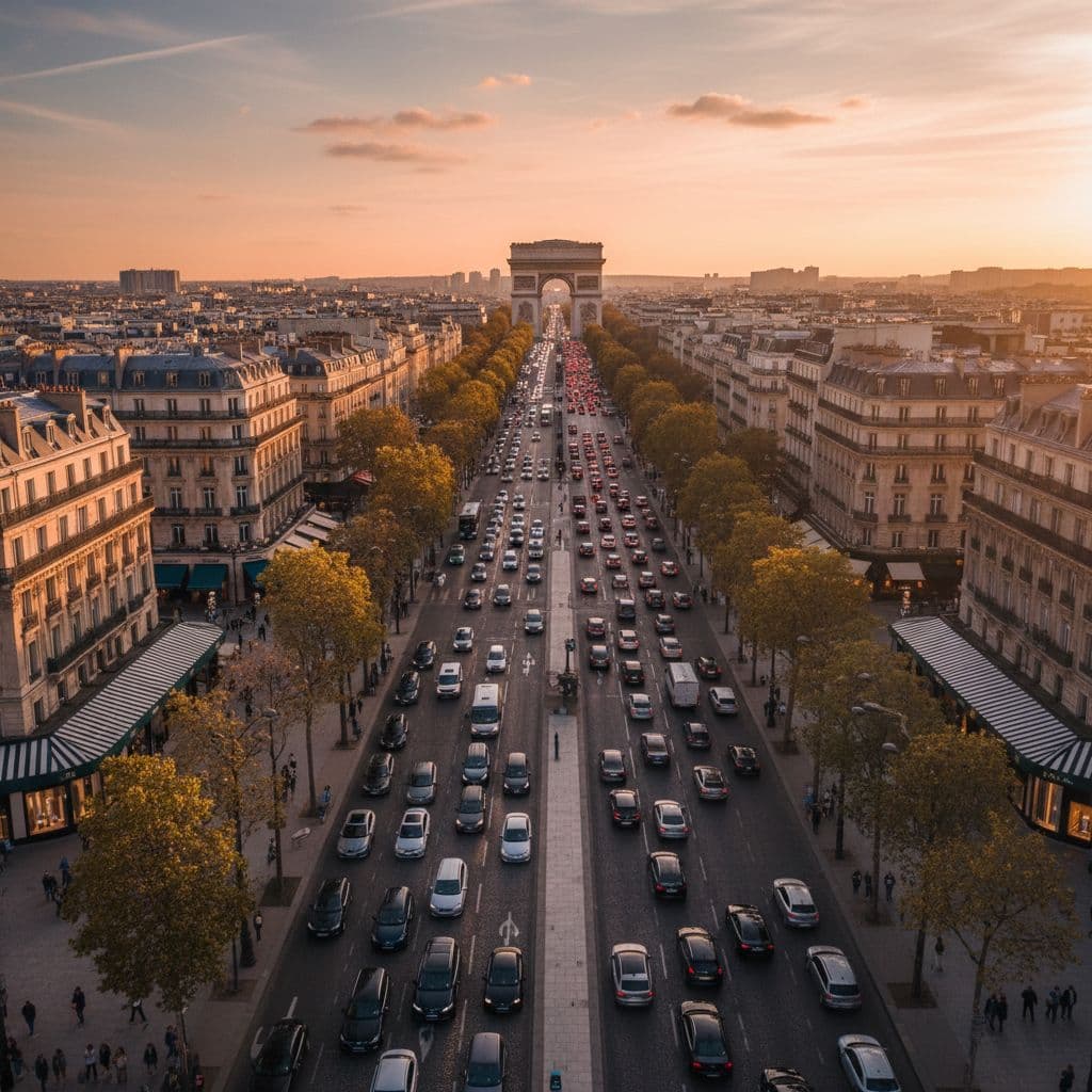 AI generated: A champs Elysées