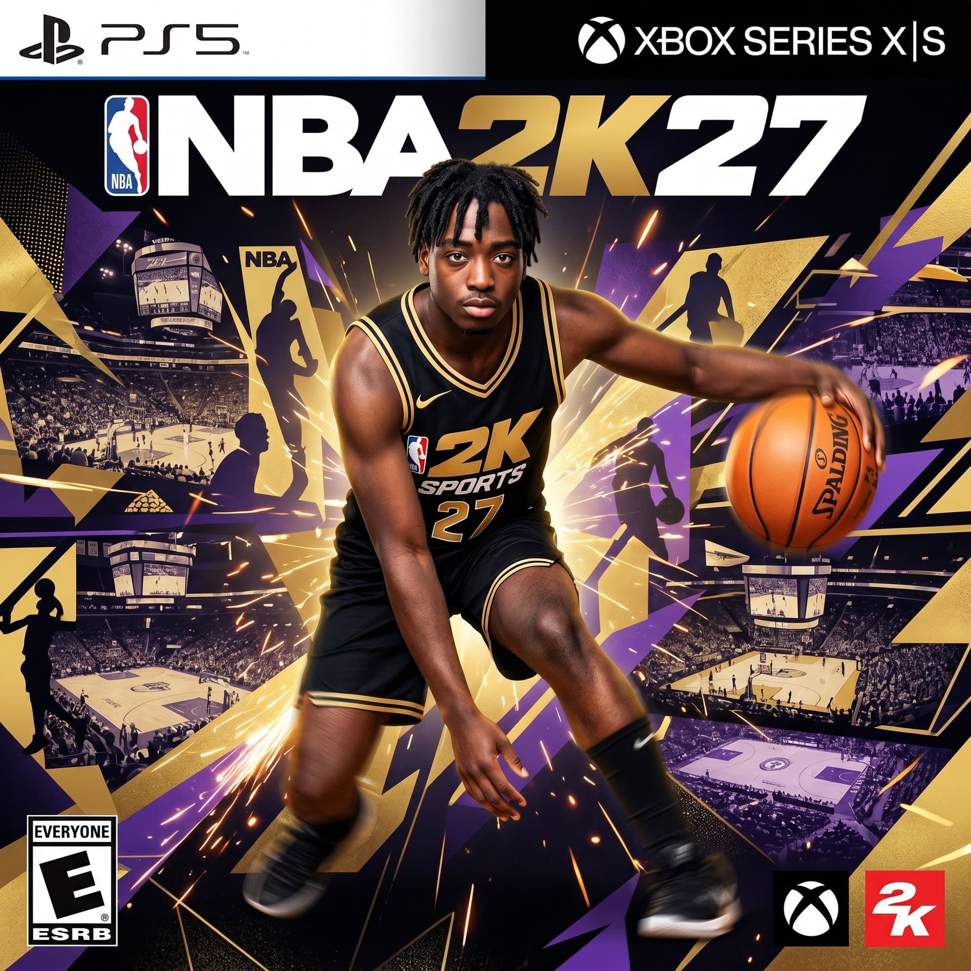 AI generated:   NBA2K27 cover
