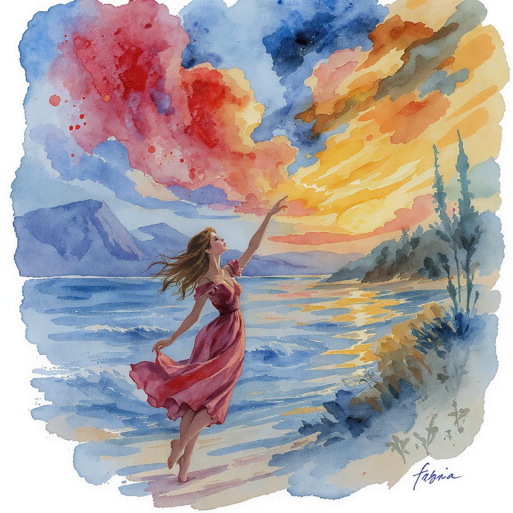 AI generated: watercolor style