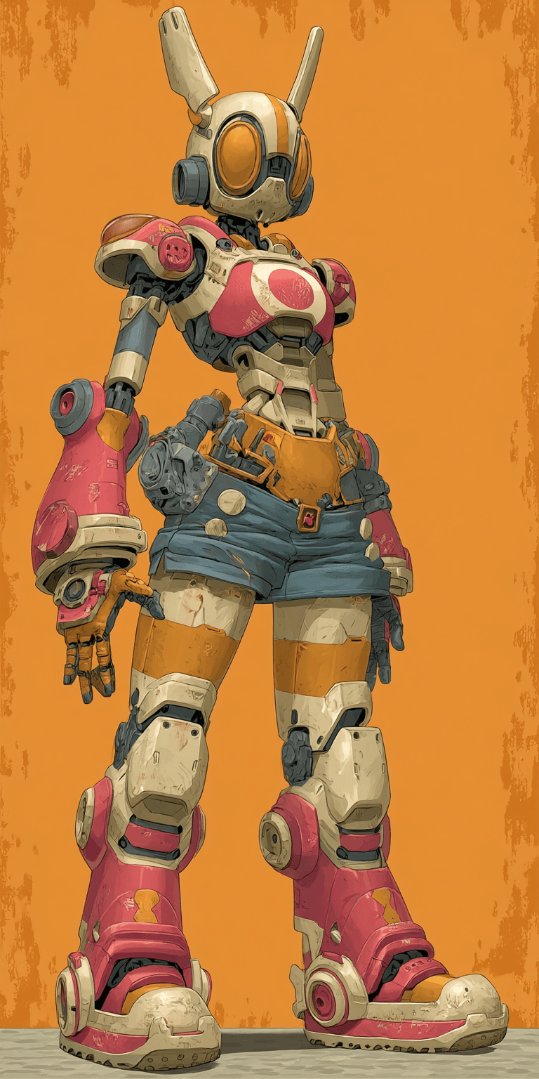 AI generated: futuristic woman, robotic, in the style of Akira Toriyama --chaos 75 --ar 1:2 --stylize 750 --v 7