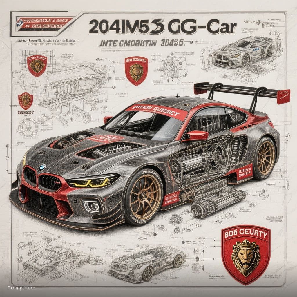 AI generated: Project Brief: 2025 BMW GT 3 Race Car Technical Illustration

Overview

Produce a detailed technical...