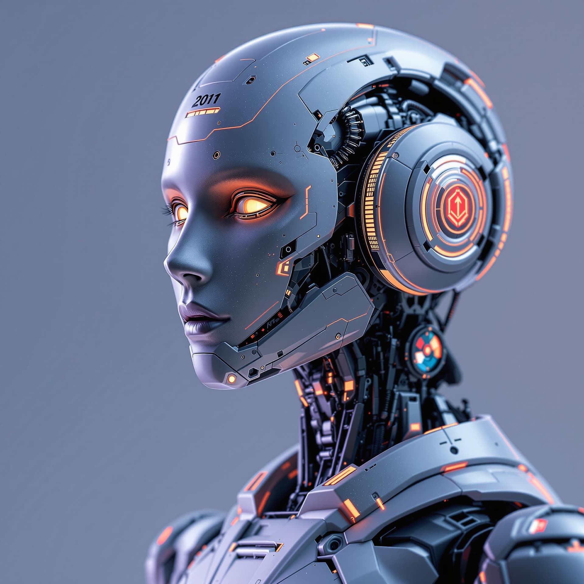 AI generated: ai bot bot headshot with clean background