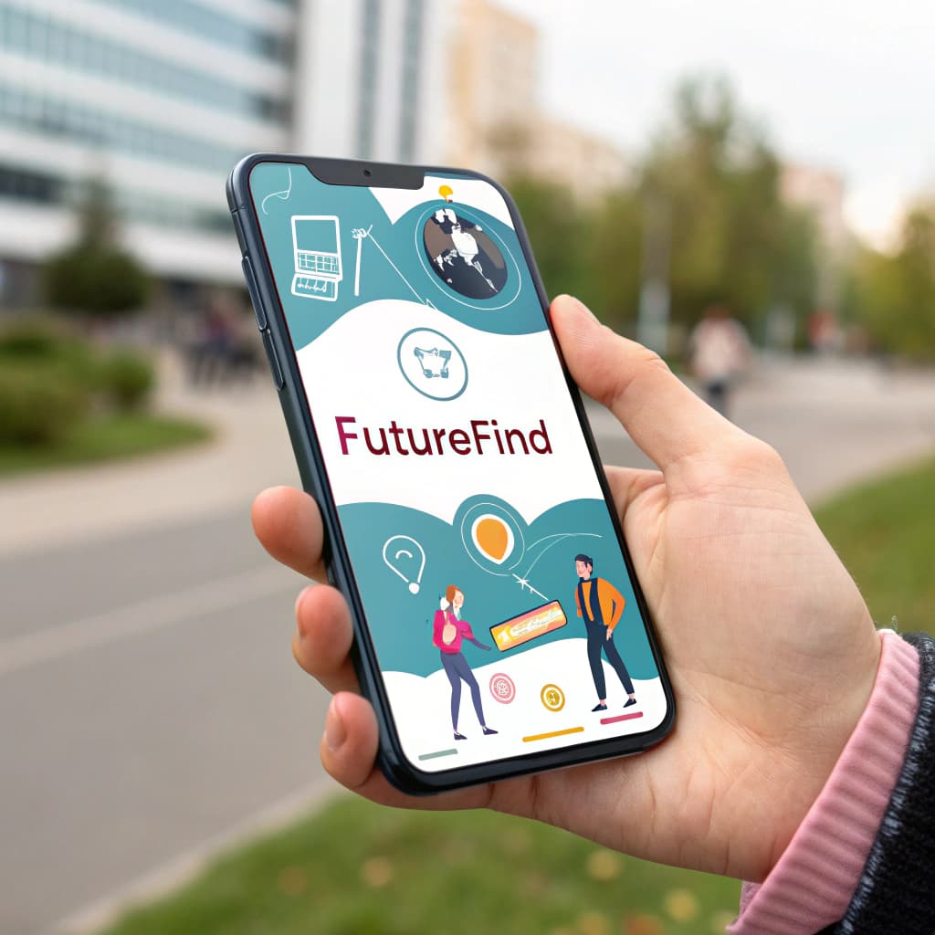 AI generated: The app "FutureFind" will revolutionize how high school students find internships and volunteering o...