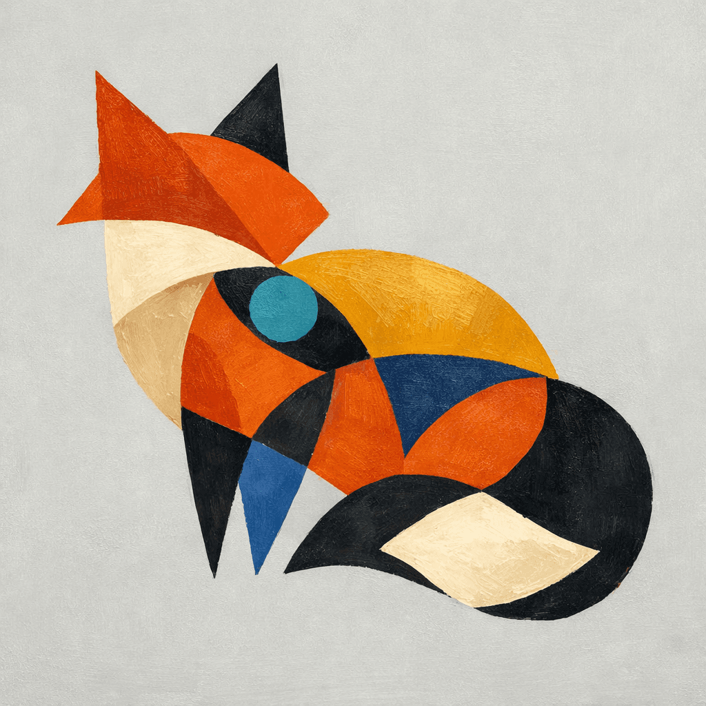 AI generated: Create an abstract artwork that looks like something a human would make. The artwork itself should b...