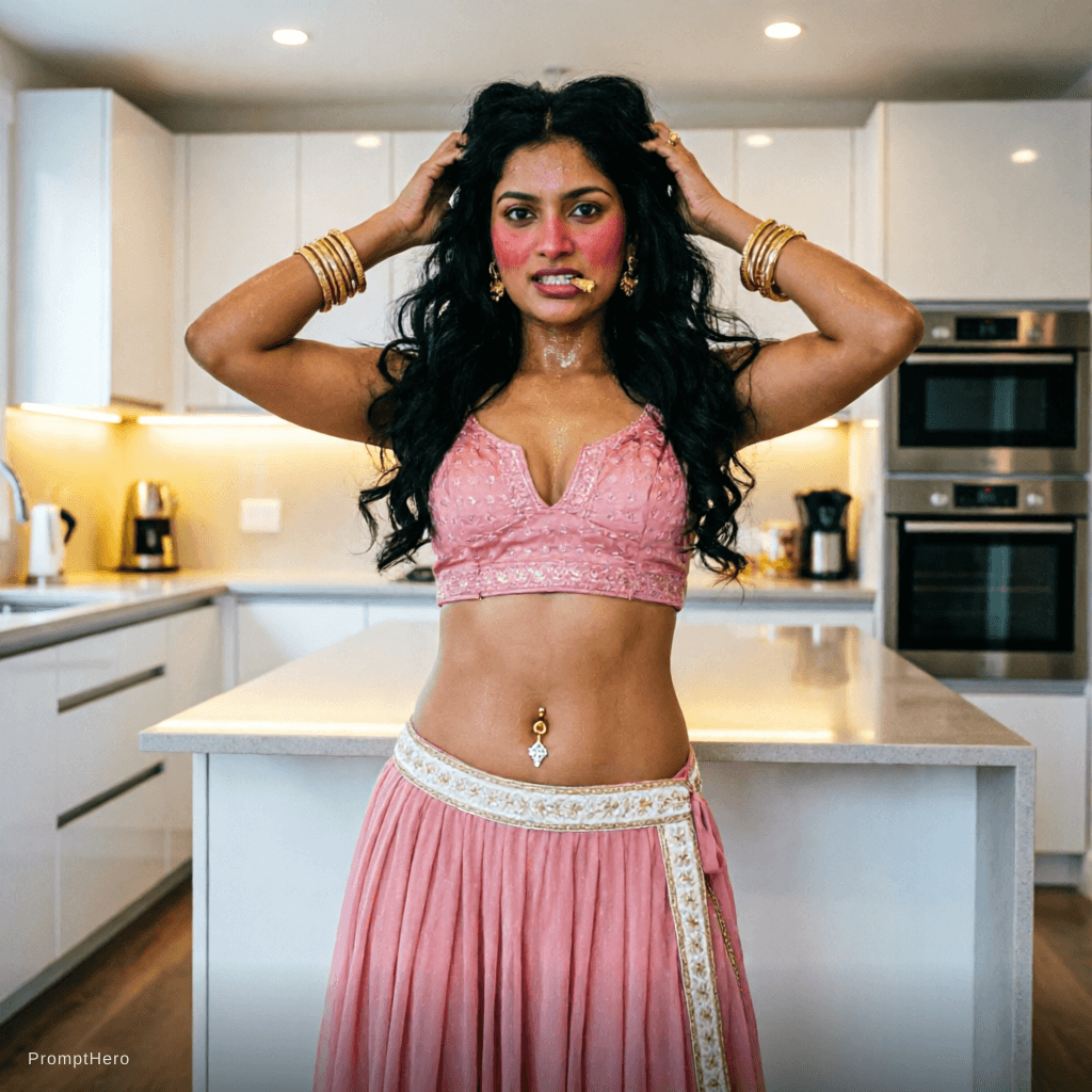 AI generated: Use the women in image, full body view from head to toe, no cropping whatsoever, complete legs and f...