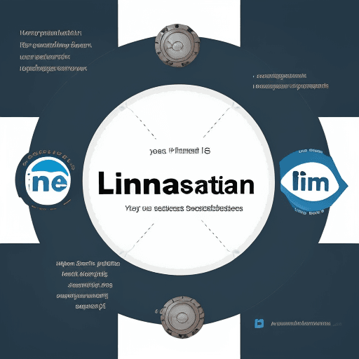 AI generated: A banner image for my LinkedIn profile showing Linux with LPIC-3 certification, Python, Ansible and ...