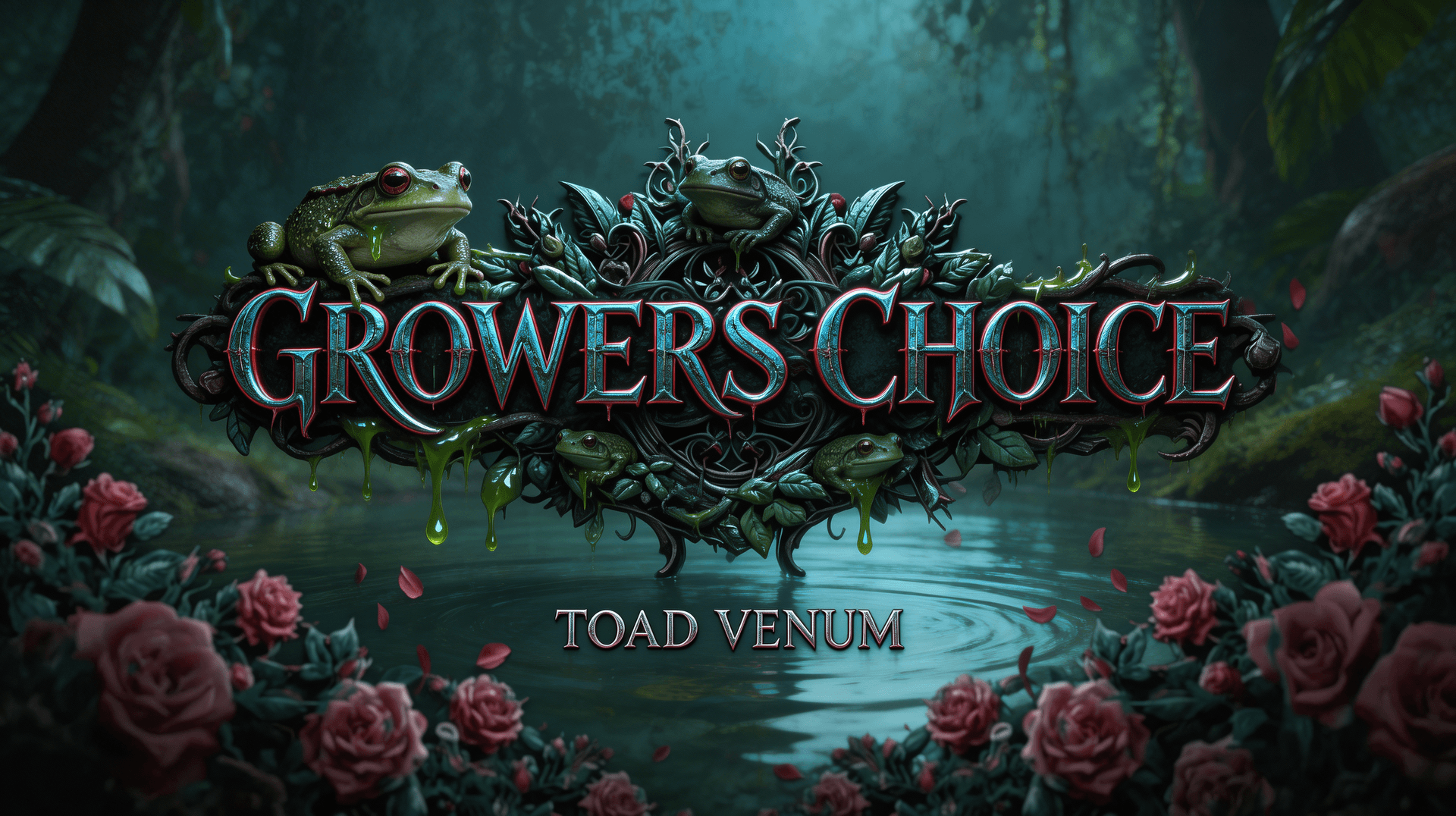 AI generated: Creat a Image in the same direction like the uploaded Picture, but use a Text with "Growers Choice "...