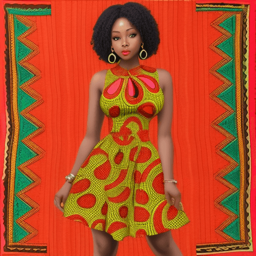 AI generated: ankara print