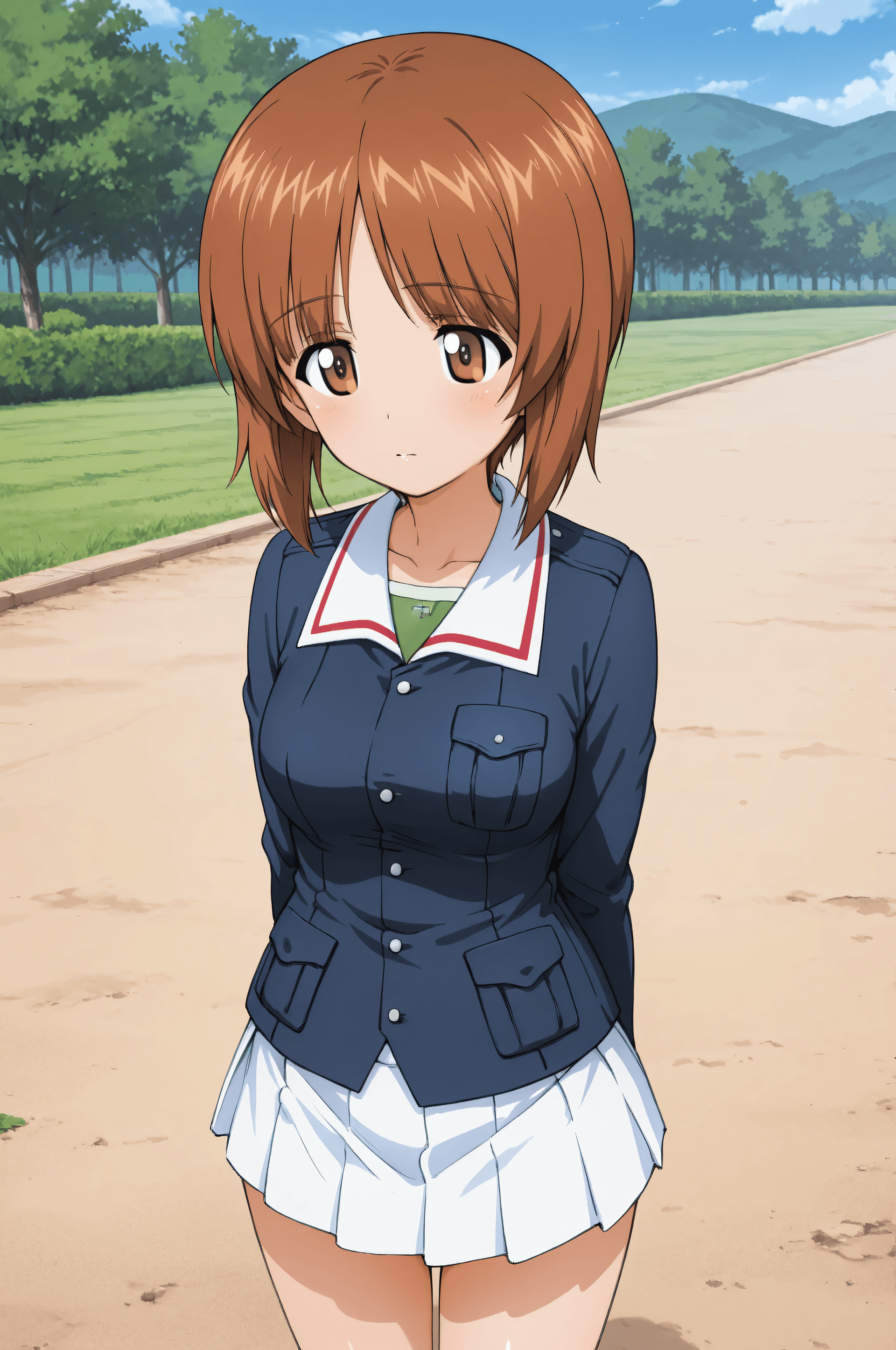 西住 みほ[Nishizumi Miho] (ガールズ&パンツァー)[girls und panzer]っぽいキャラ