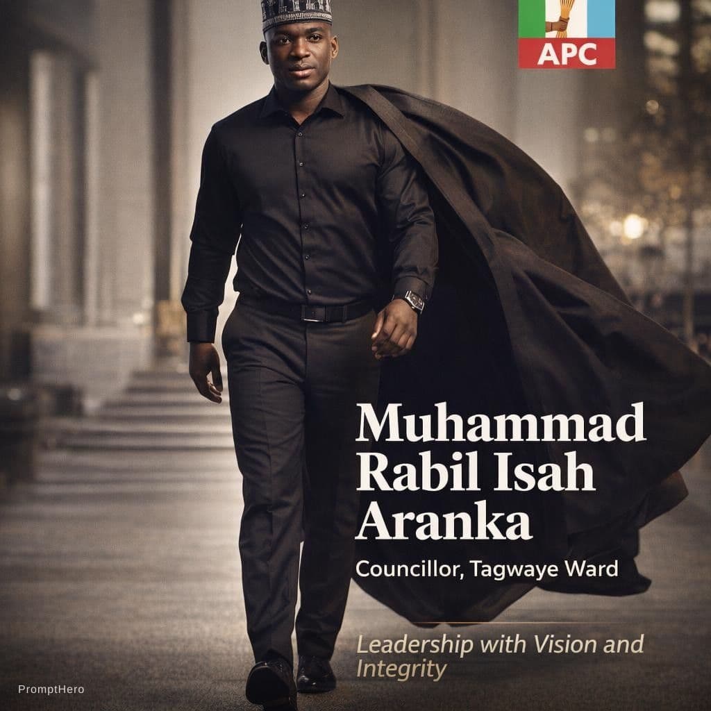 AI generated: A highly realistic, full-body portrait of a confident young Nigerian man walking forward with style ...