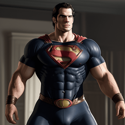AI generated: Photo of a ultra realistic of Henry cavill 
Big muscles big butt really hairy 
