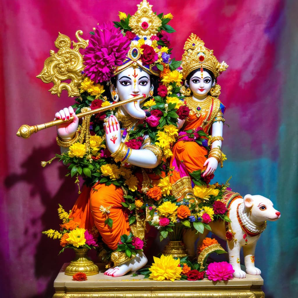 AI generated: Kanha Krishna