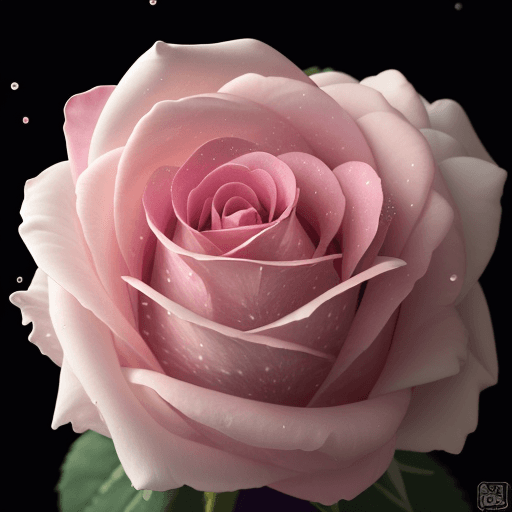 AI generated: Frosen roses, large pink roses, deep pink roses in bud, deep pink roses, small dark pink roses ever ...