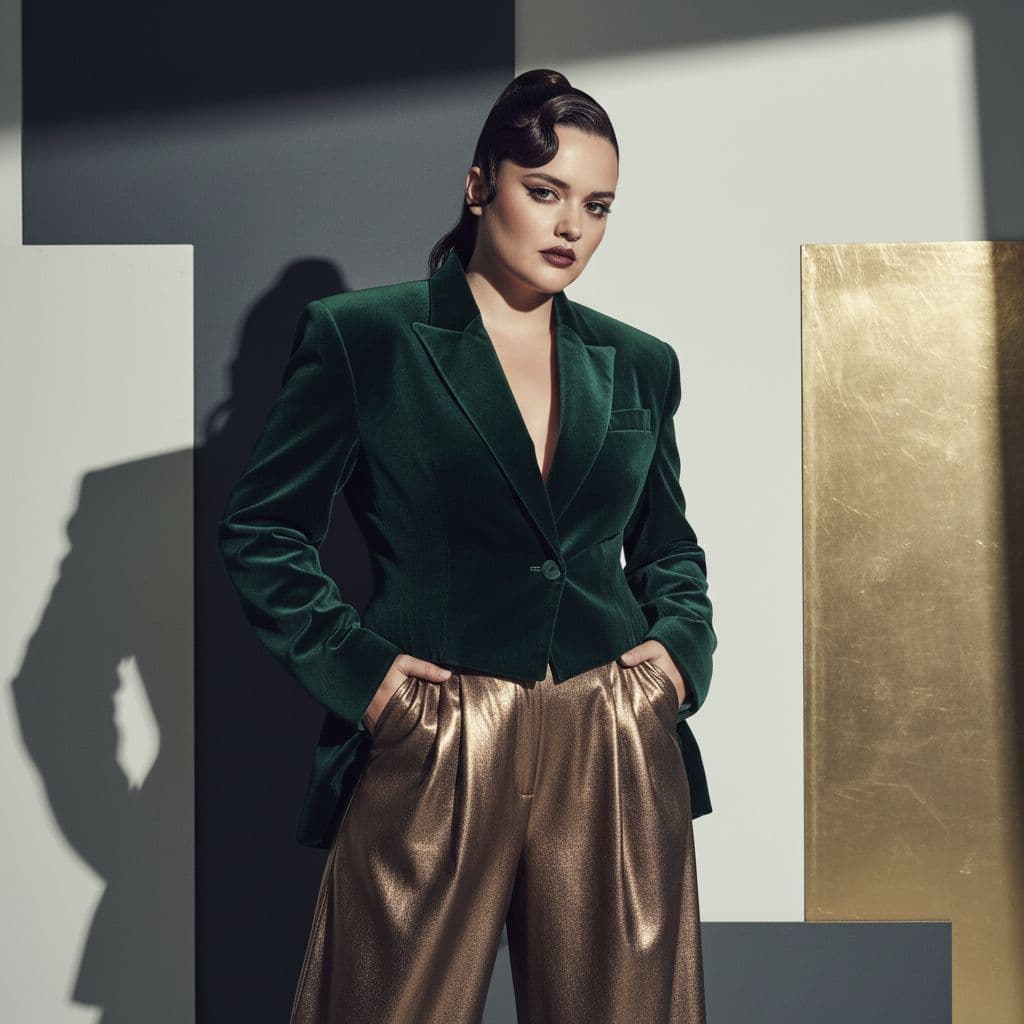 AI generated: fashion editorial photograph, woman, shot on a Canon EOS 5D Mark IV --chaos 75 --ar 1:2 --profile rs...