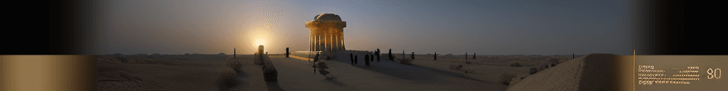AI generated: Tomb of Cyrus the Great 8k resolution