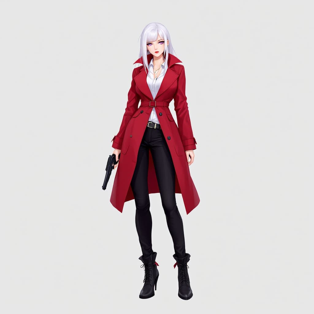 AI generated: female, full body character, digital art, female character, high quality, hd,  high rez, she has lon...