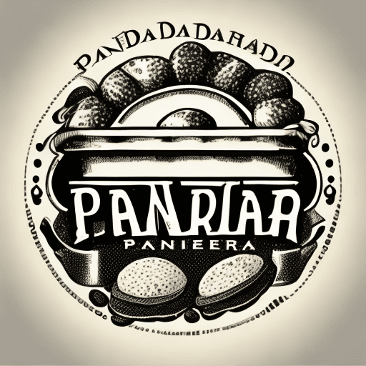 AI generated: Panadería, pan, logo, vector