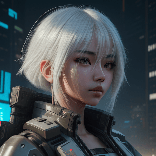 AI generated: cyberpunk landscape, ultra-realistic, cinematic lighting, ultra-detailed, detailed gorgeous face, be...