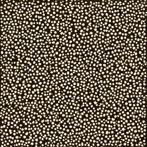 AI generated: composition only of spots and lines