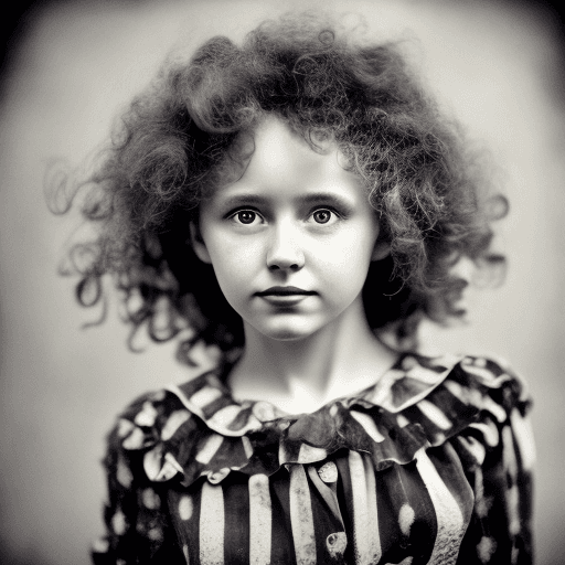 AI generated: girl, full body and head , highly detailed eyes and face, very curly hair, very intrincated clothes,...