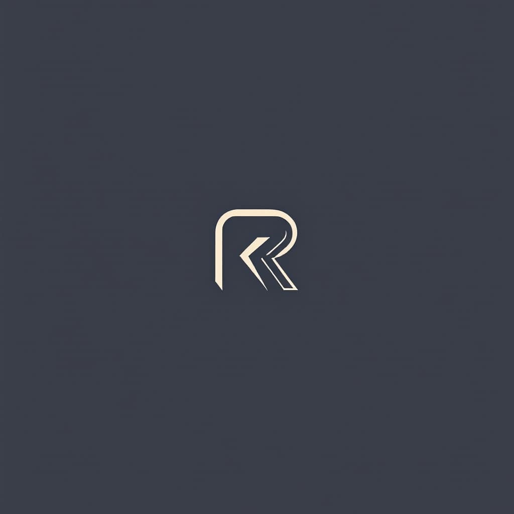 AI generated: Radical symbol in a minimal form in a logo of an architectural design company called Radical
