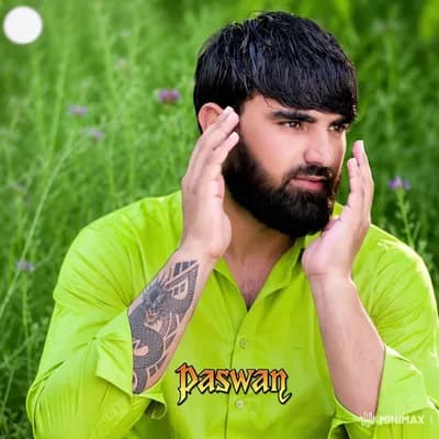 AI generated video: A close-up portrait of a young  boy posing dynamically in a vibrant green grassy field, side profile...