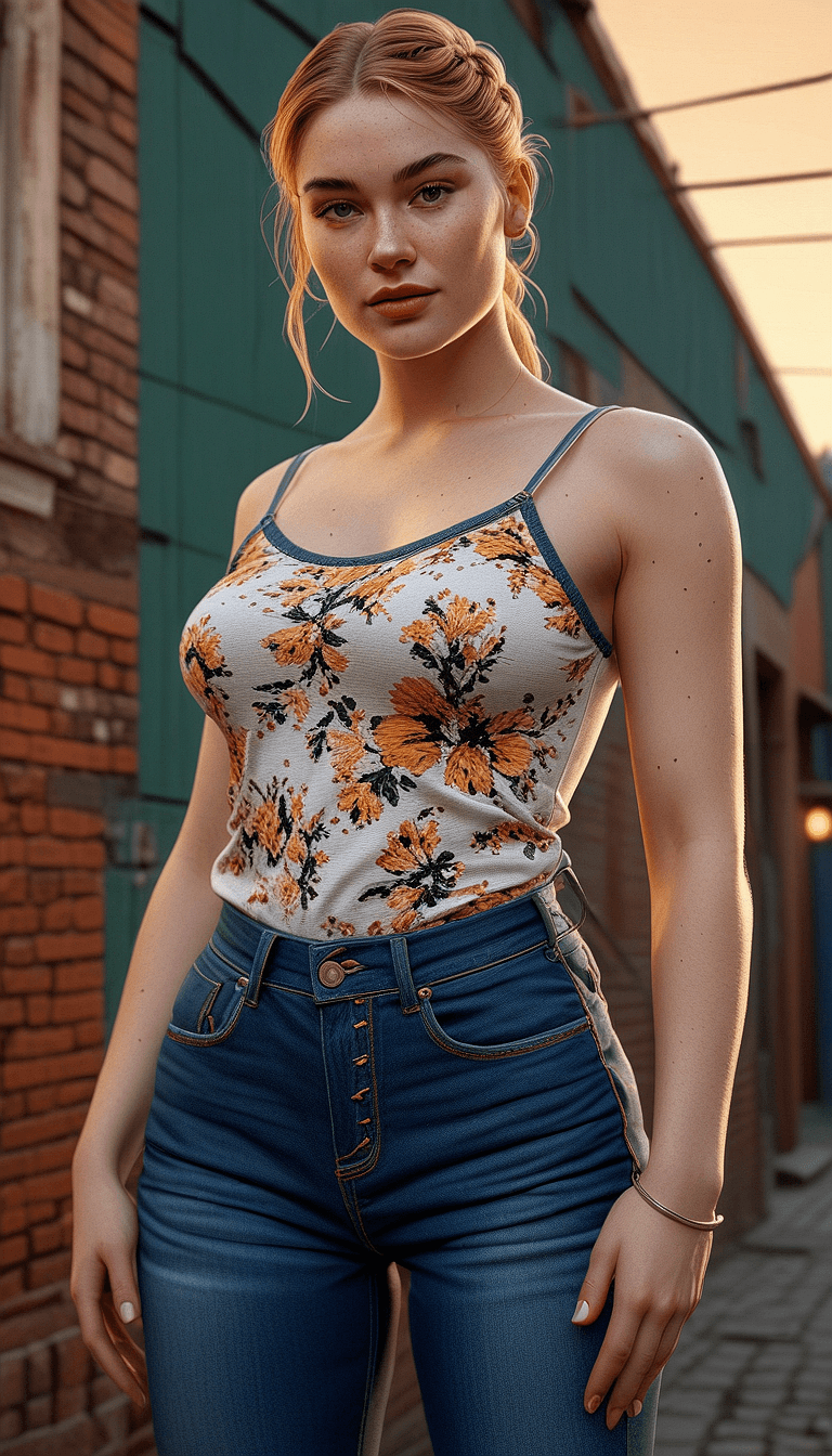 AI generated: A female artist, subdued,  freckle, trending on artstation, sharp focus, studio photo, intricate det...