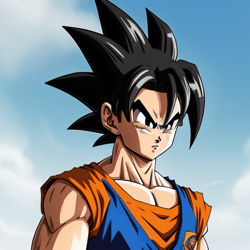 AI generated: an anime character in dragon ball z 