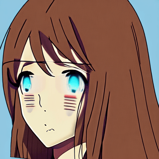 AI generated: Anime girl, big boobs, cum