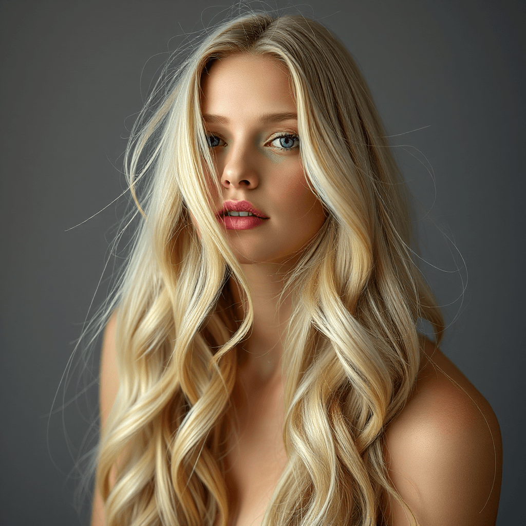 AI generated: blonde hair