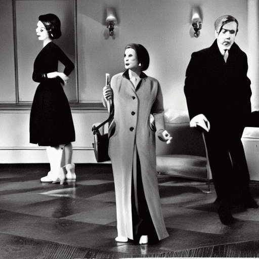 AI generated: Charade, extremely detailed