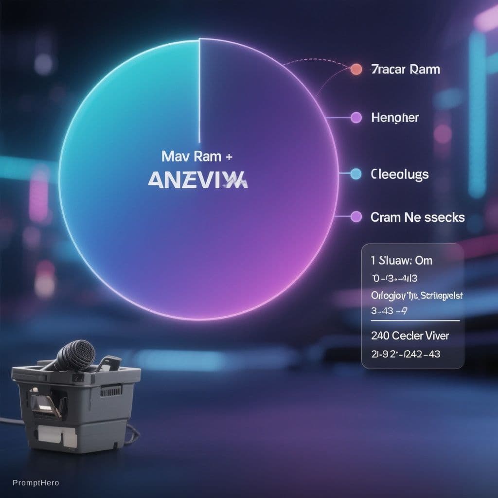 AI generated: Cost Breakdown Pie Chart:
Slice by component category: Computing (Mini PC + RAM/SSD) – 40%, Display ...