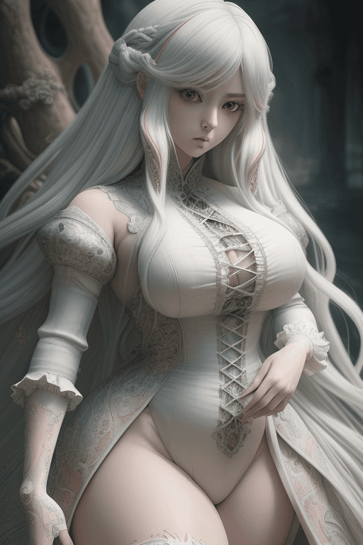 AI generated: anime manga style,long white hair,, highly detailed,Cinematic Lightingethereal light, intricate deta...