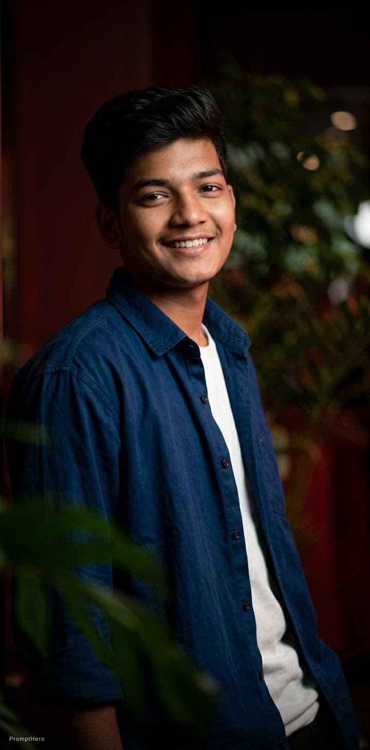 AI generated: HYPER-REALISTIC DARK RED PORTRAIT CINEMATIC IMAGE WITH DRAMATIC SMILE ACTIONS. (UPLOADED PHOTO 100% ...