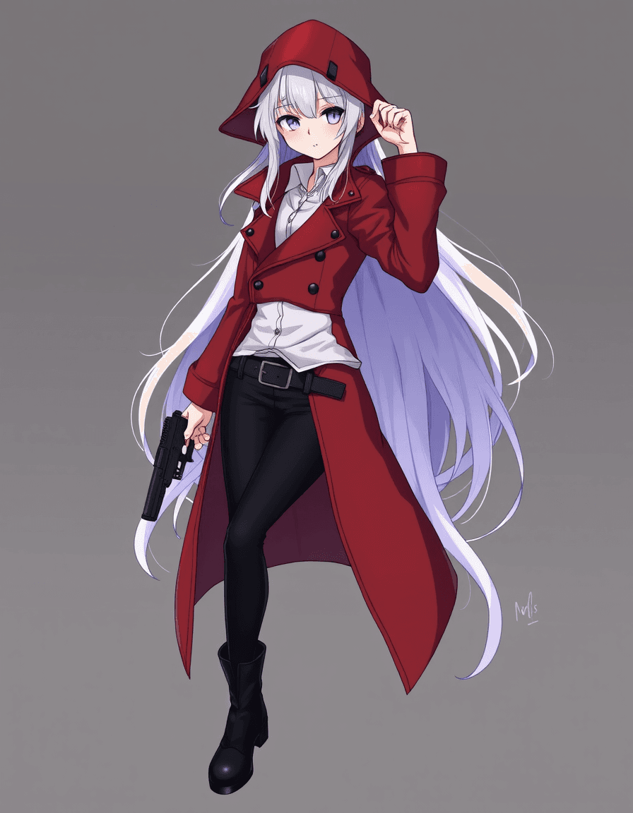 AI generated: full body character, digital art, anime, female character, fantasy, high quality, hd,  high rez, she...