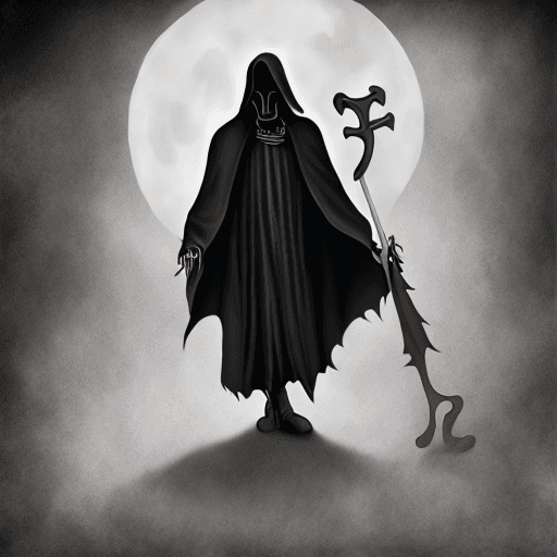AI generated: grim reaper

