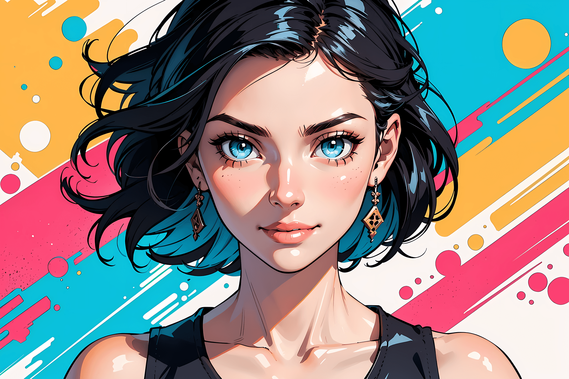 AI generated: (best quality, masterpiece, perfect face, beautiful and aesthetic:1.2, colorful, dynamic angle, high...