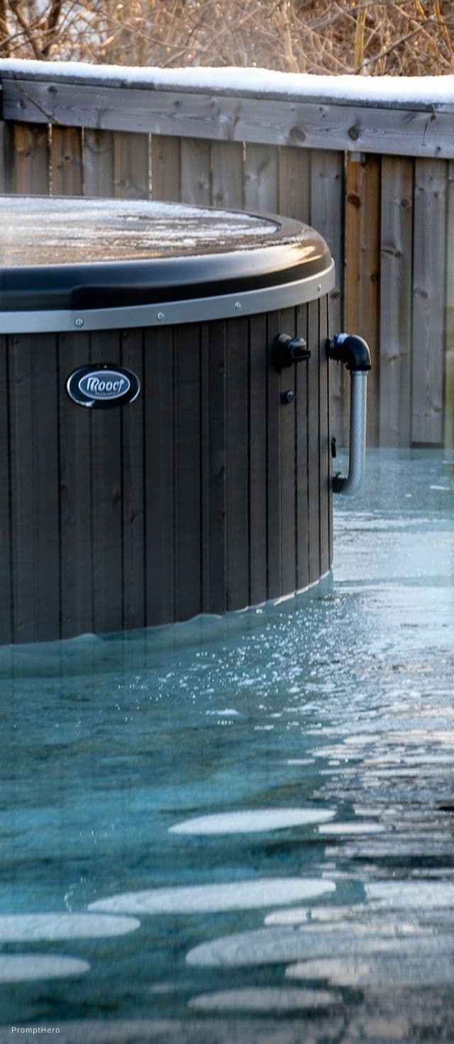 AI generated: Hot tub