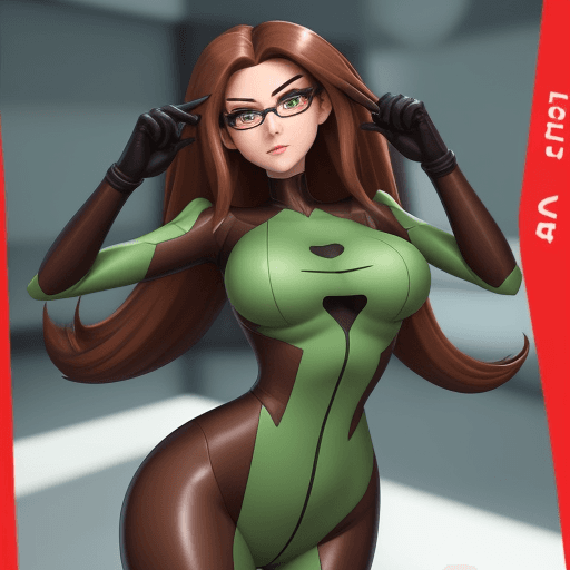 AI generated: Catixr, the main character of the animated series justme, has a serious expression, very excitable s...