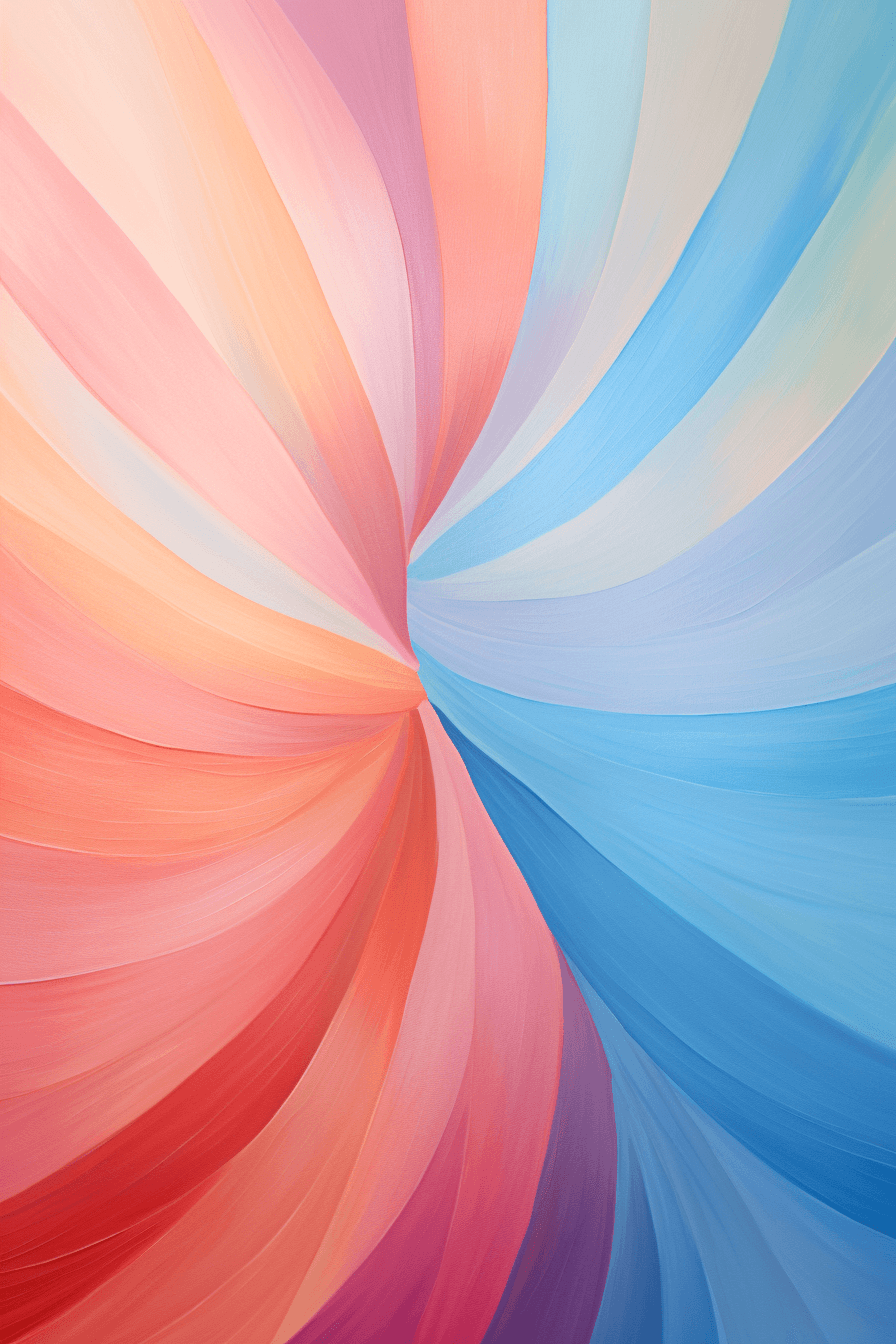 AI generated: The beauty of nature, abstract expressionism, inspired by George Tooker, pastel color scheme, impast...
