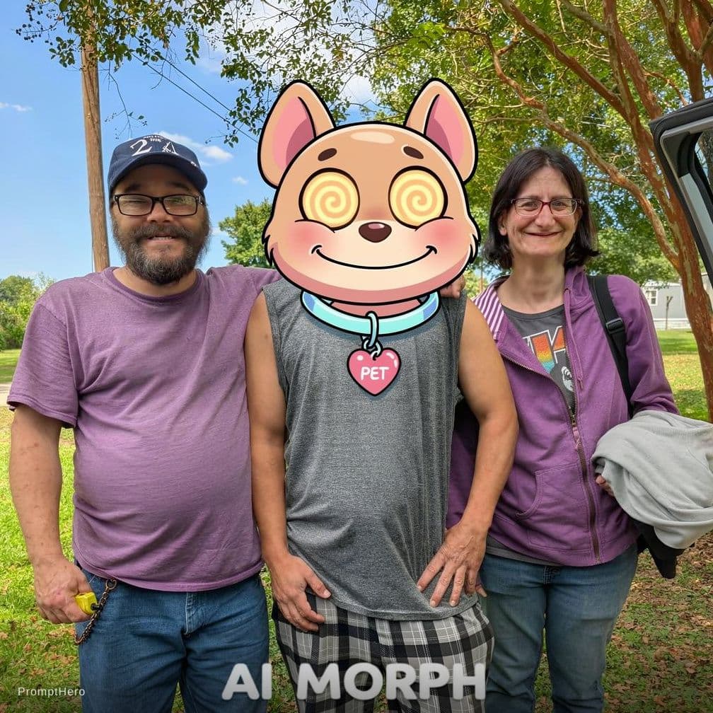 AI generated: Hypnotized bimbo pet