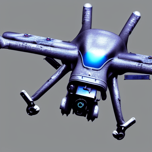 AI generated: Hyper realistic painting of a beautiful dron in an film, hyper detailed, anime, by anime artist, tre...