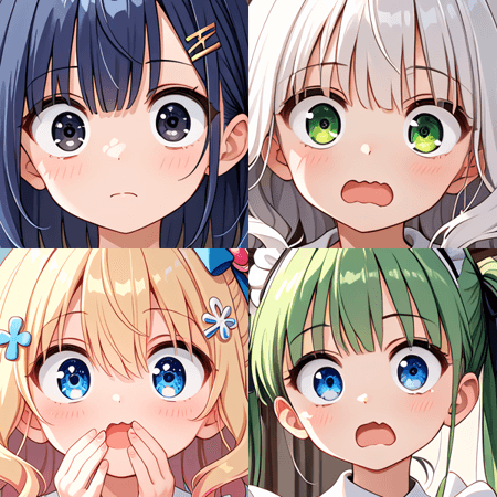 [SDXL] Surprised eyes / 驚いた目 - Image 1