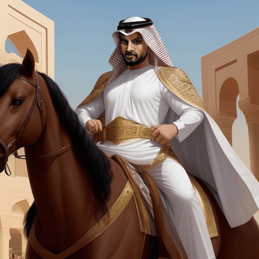 AI generated: a big araber
