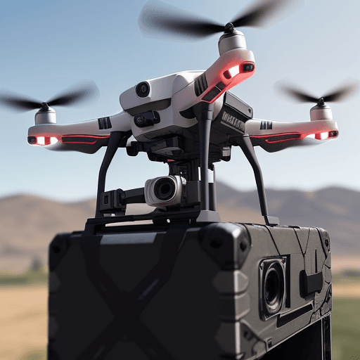AI generated: Please generate an avatar for a Telegram group focused on the project related to the use of drones i...